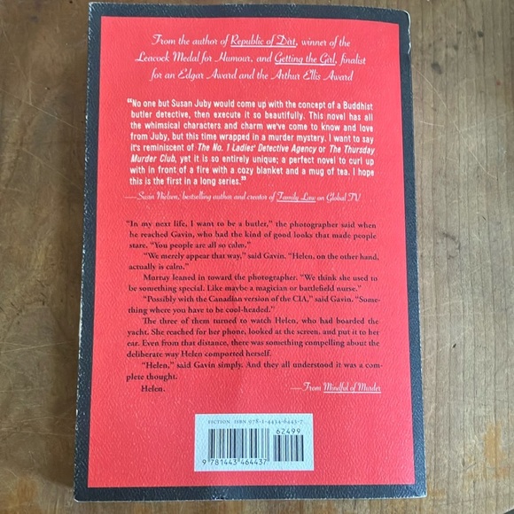 Book: Mindful of Murder Novel by Susan Juby ( BC - Canada author) - Picture 2 of 10